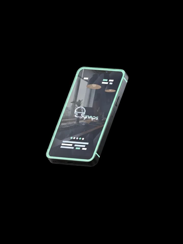 3D illustration of a smartphone