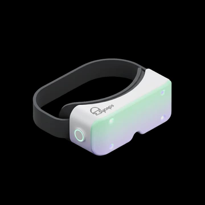 3D illustration of a VR headset