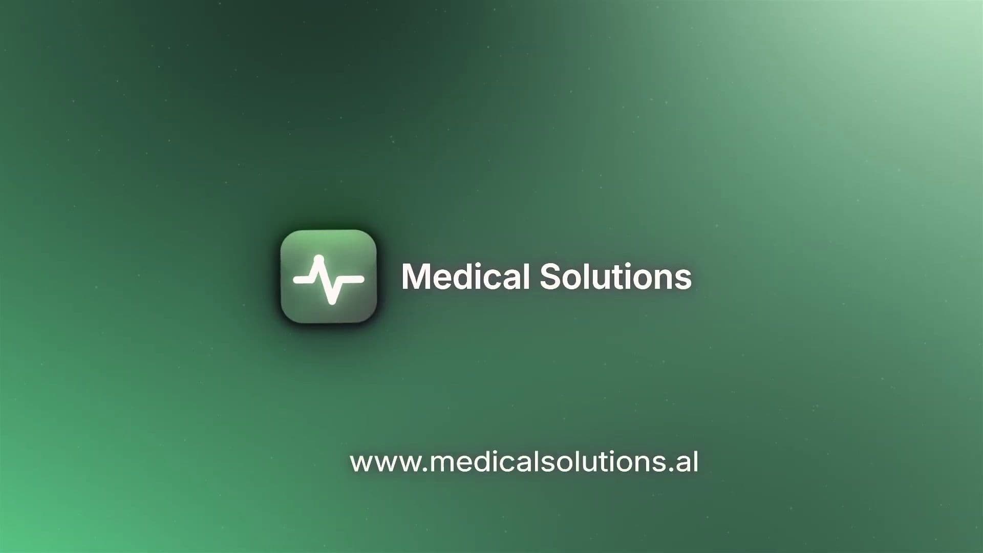 Medical Solutions website on a phone